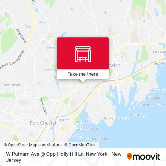 W Putnam Ave @ Opp Holly Hill Ln map