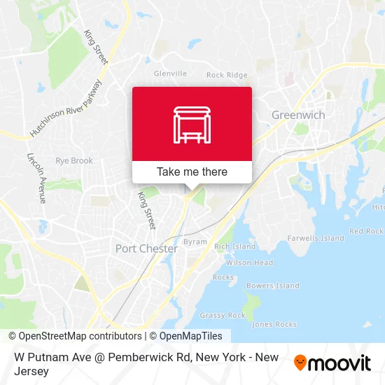 W Putnam Ave @ Pemberwick Rd map