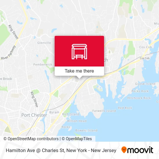 Hamilton Ave @ Charles St map