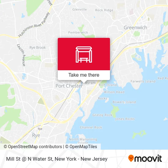 Mill St @ N Water St map