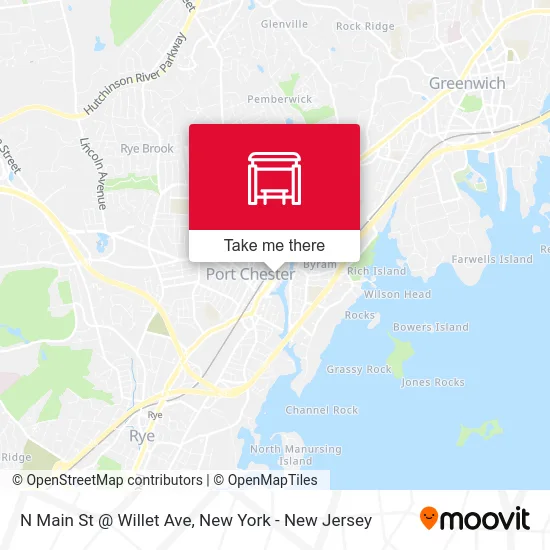 N Main St @ Willet Ave map