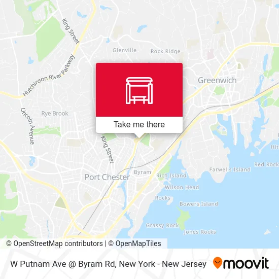 W Putnam Ave @ Byram Rd map