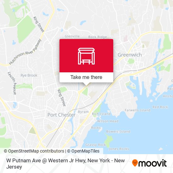 W Putnam Ave @ Western Jr Hwy map