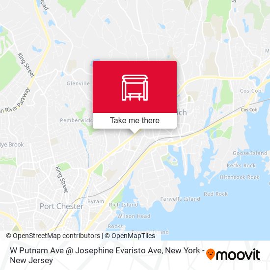 Mapa de W Putnam Ave @ Josephine Evaristo Ave