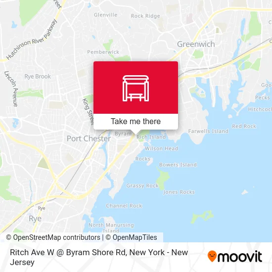 Ritch Ave W @ Byram Shore Rd map