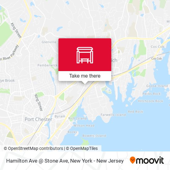 Mapa de Hamilton Ave @ Stone Ave