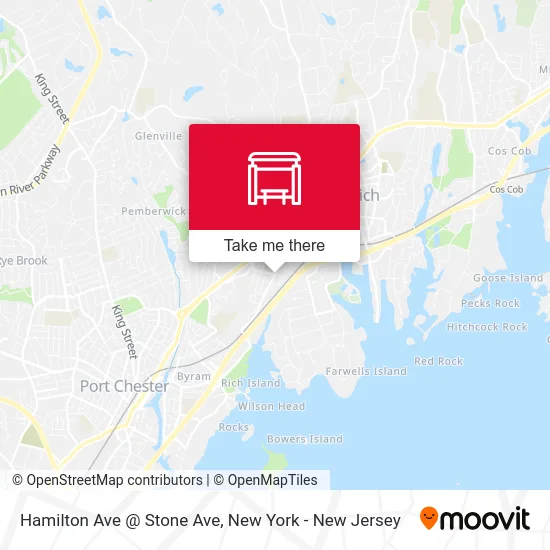 Hamilton Ave @ Stone Ave map