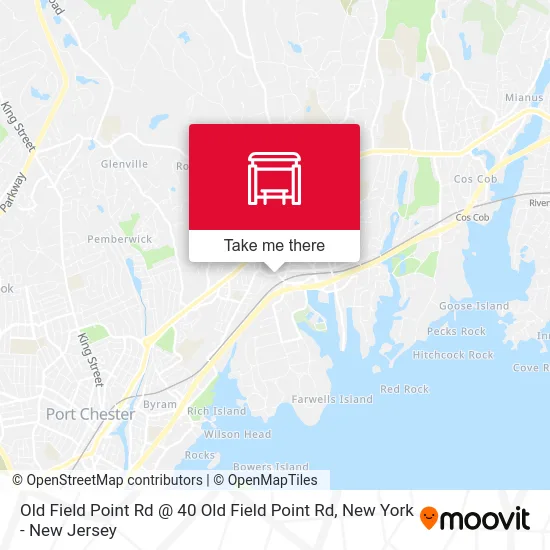 Old Field Point Rd @ 40 Old Field Point Rd map