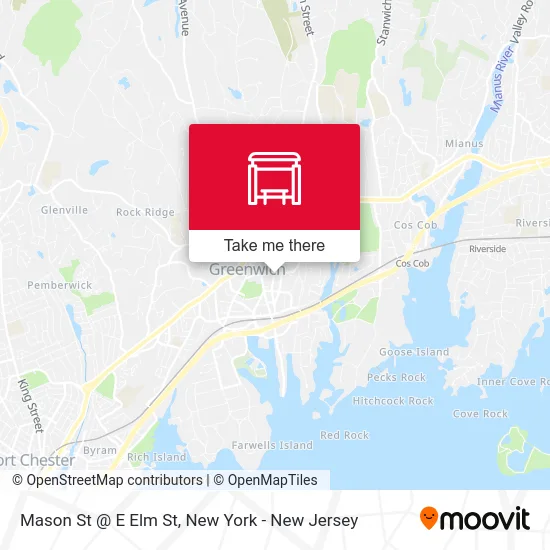 Mason St @ E Elm St map
