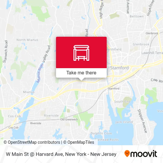 W Main St @ Harvard Ave map