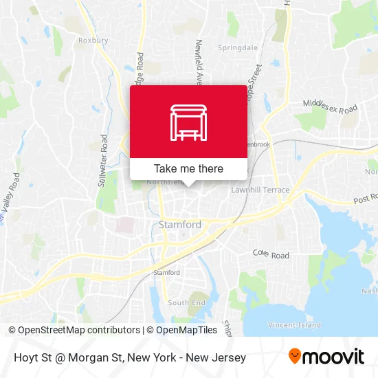 Mapa de Hoyt St @ Morgan St