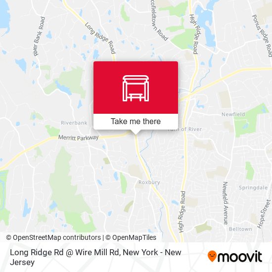 Long Ridge Rd @ Wire Mill Rd map