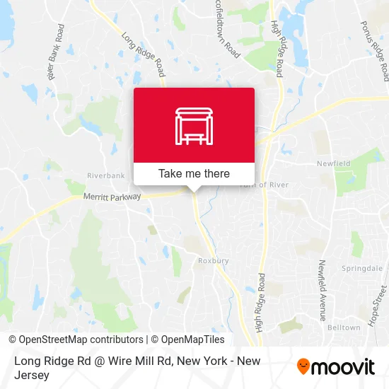 Long Ridge Rd @ Wire Mill Rd map