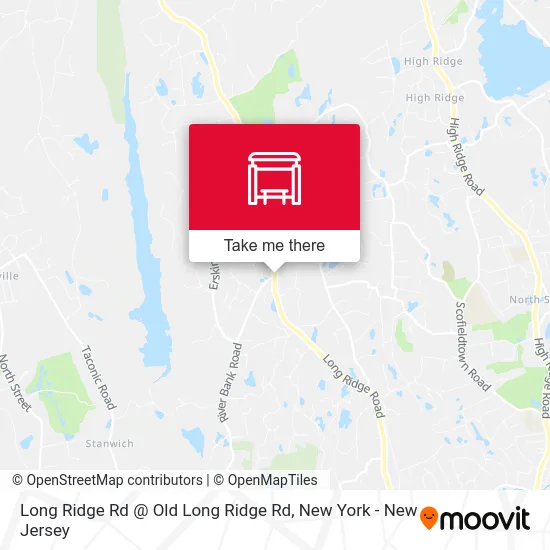 Long Ridge Rd @ Old Long Ridge Rd map