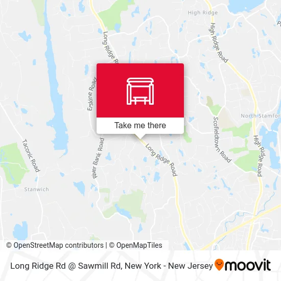 Long Ridge Rd @ Sawmill Rd map