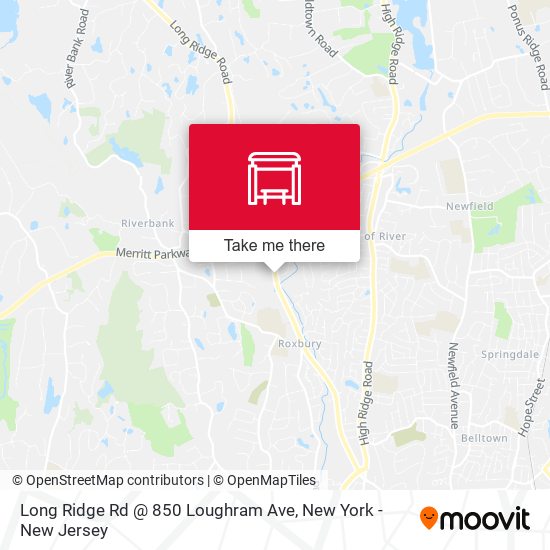 Mapa de Long Ridge Rd @ 850 Loughram Ave