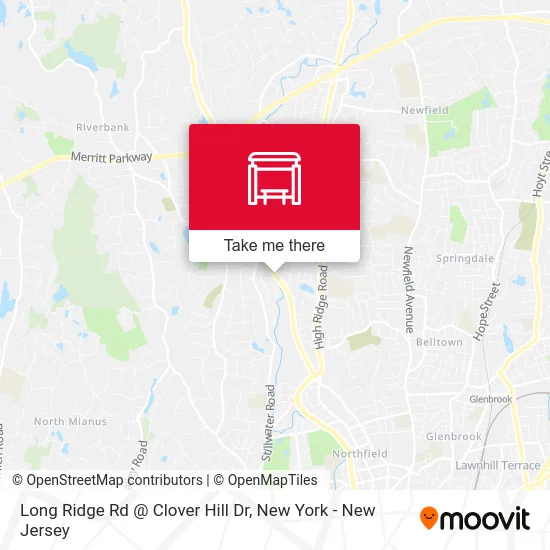 Long Ridge Rd @ Clover Hill Dr map
