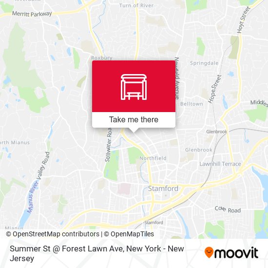 Mapa de Summer St @ Forest Lawn Ave