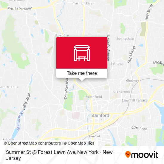 Summer St @ Forest Lawn Ave map