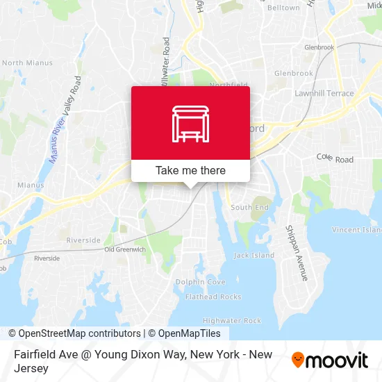 Fairfield Ave @ Young Dixon Way map