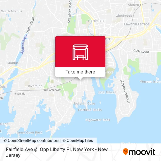 Fairfield Ave @ Opp Liberty Pl map