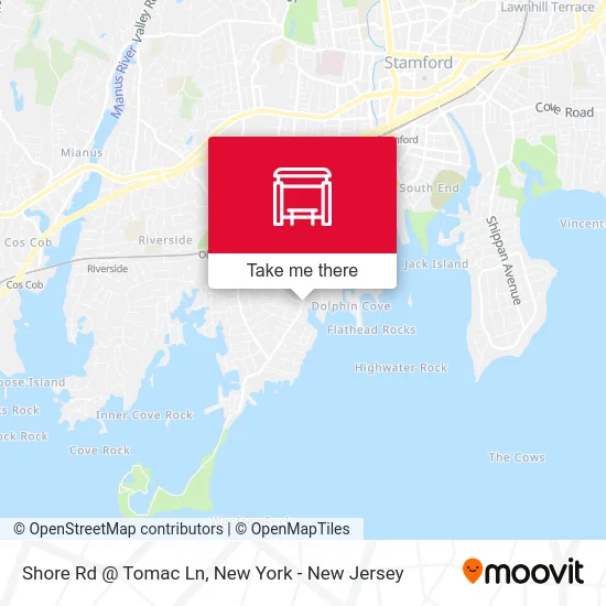 Shore Rd @ Tomac Ln map