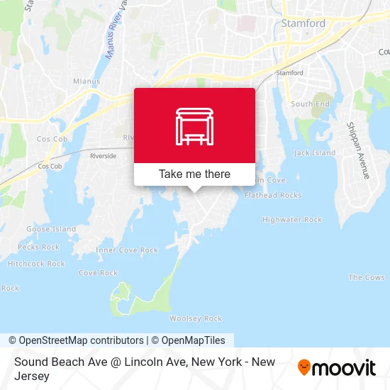 Sound Beach Ave @ Lincoln Ave map