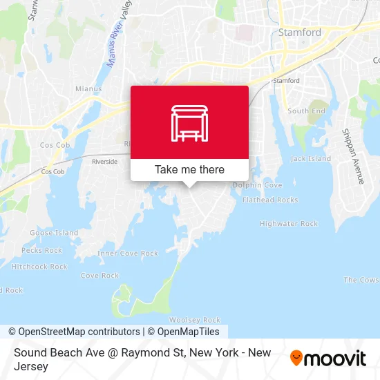 Sound Beach Ave @ Raymond St map