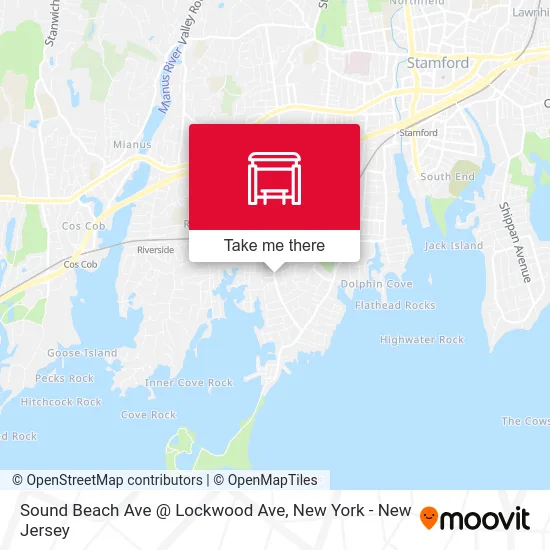 Sound Beach Ave @ Lockwood Ave map