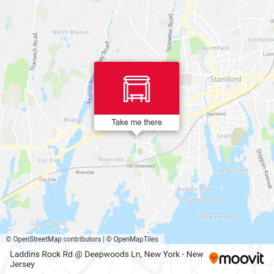 Laddins Rock Rd @ Deepwoods Ln map