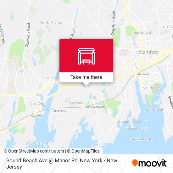 Sound Beach Ave @ Manor Rd map