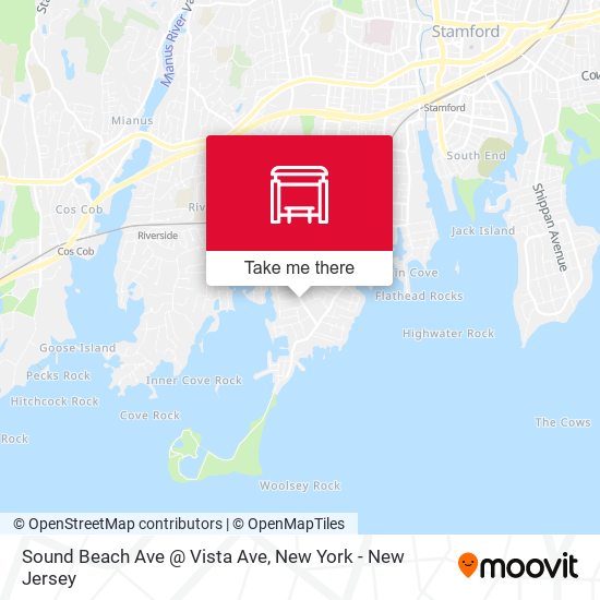Mapa de Sound Beach Ave @ Vista Ave