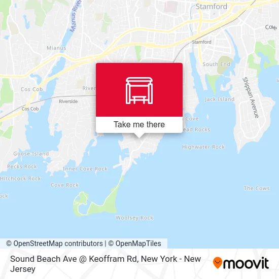 Sound Beach Ave @ Keoffram Rd map