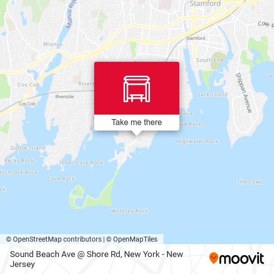 Sound Beach Ave @ Shore Rd map