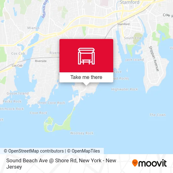 Sound Beach Ave @ Shore Rd map