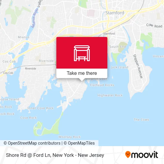 Shore Rd @ Ford Ln map