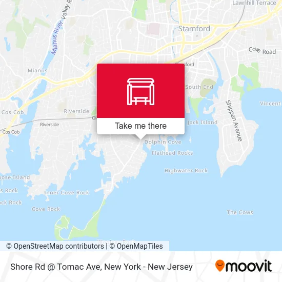 Shore Rd @ Tomac Ave map