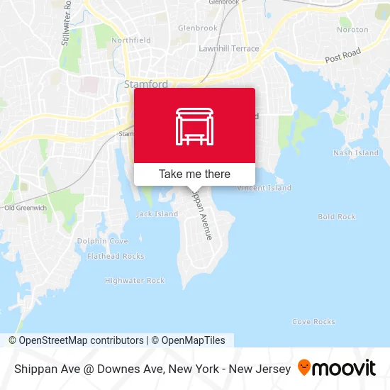 Shippan Ave @ Downes Ave map