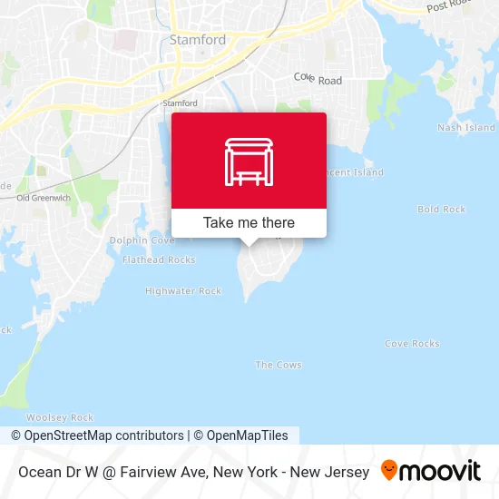 Ocean Dr W @ Fairview Ave map