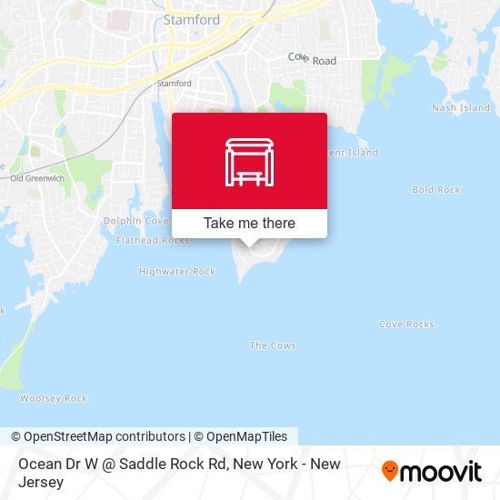 Ocean Dr W @ Saddle Rock Rd map