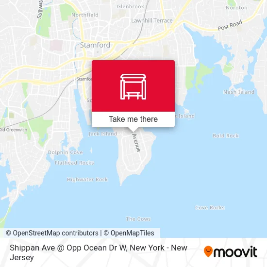 Shippan Ave @ Opp Ocean Dr W map