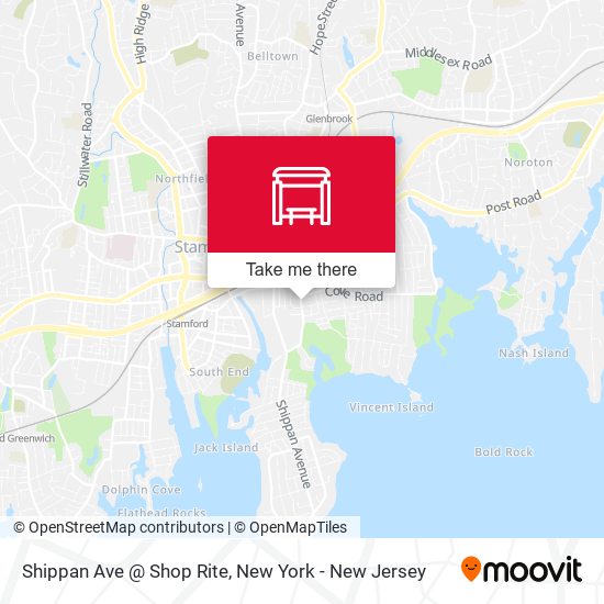 Mapa de Shippan Ave @ Shop Rite