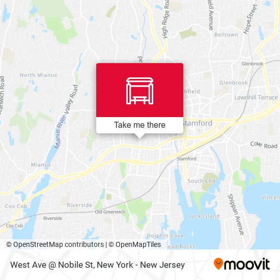Mapa de West Ave @ Nobile St