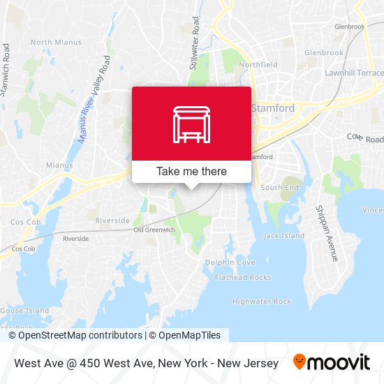 Mapa de West Ave @ 450 West Ave