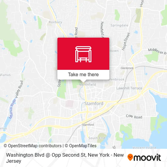 Washington Blvd @ Opp Second St map