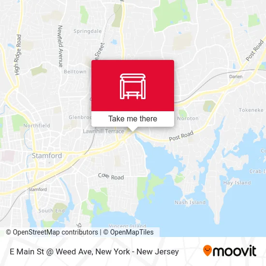 E Main St @ Weed Ave map