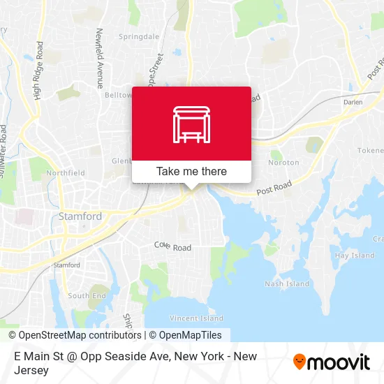 E Main St @ Opp Seaside Ave map