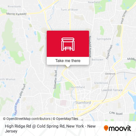 High Ridge Rd @ Cold Spring Rd map