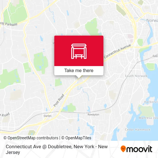 Connecticut Ave @ Doubletree map