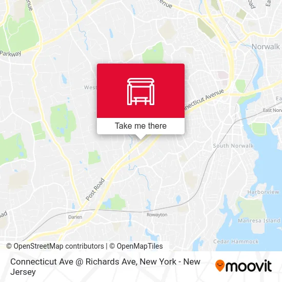 Connecticut Ave @ Richards Ave map